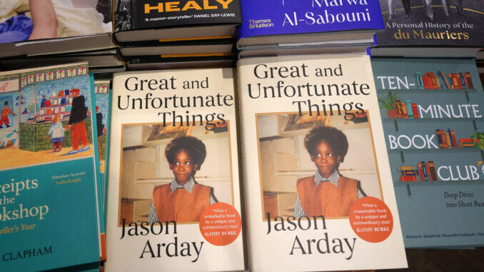 Britons get to read Jason Arday’s story for themselves as memoir is published in UK