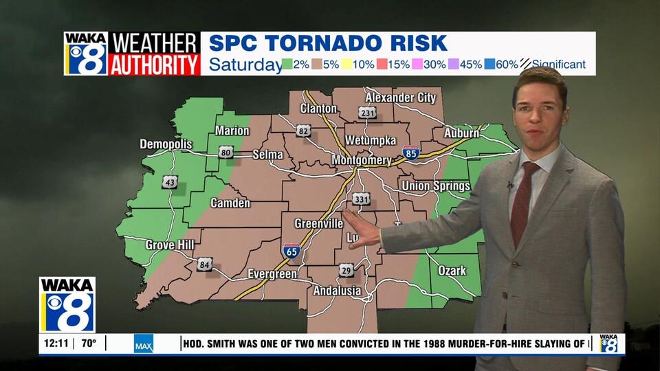 Cloudy with some rain Friday, severe storms possible Saturday - NewsBreak