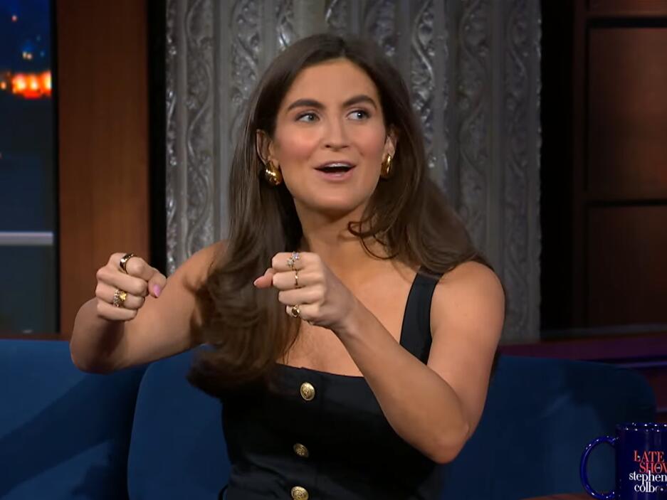 Kaitlan Collins Tells Colbert How She Spoke With Trump From an UBER ...