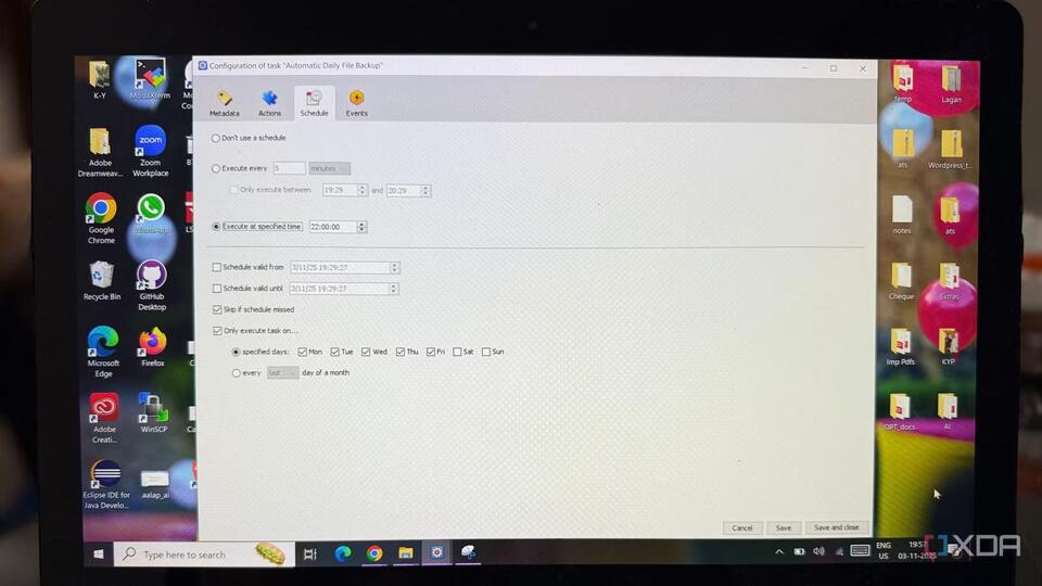 I use this open-source alternative instead of Windows Task Scheduler ...
