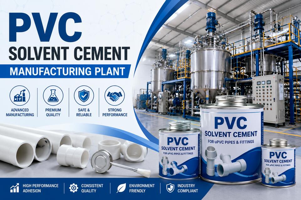 Detailed PVC Solvent Cement Manufacturing Plant Cost and Setup Report ...