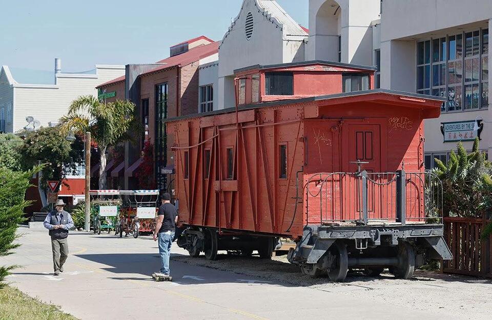 Cannery Row caboose sold to an anonymous buyer.