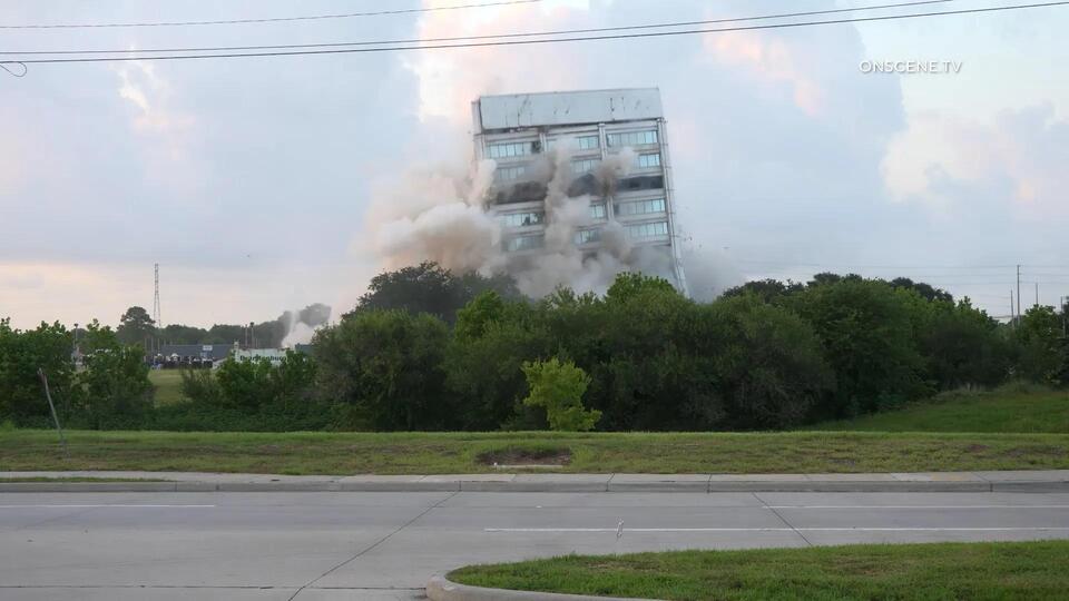Implosion of Exxon Mobil’s Main Office - NewsBreak