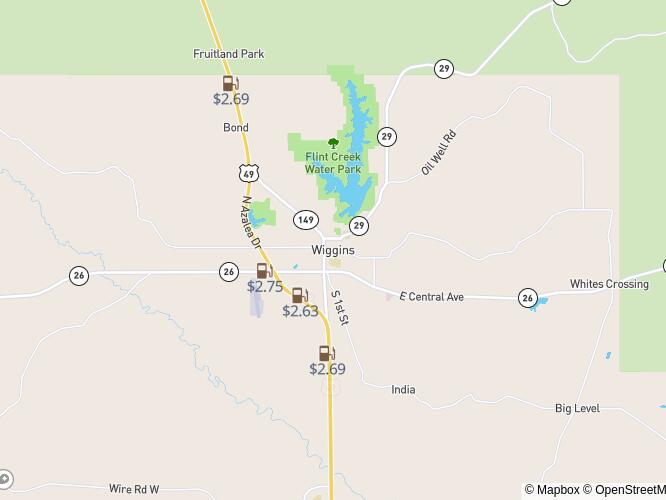 Gas prices Sunday Most and least expensive in Wiggins