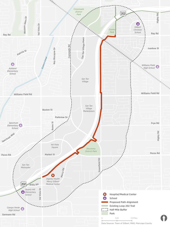 Survey Now Open for Potential Loop 202 Multi-Use Path - NewsBreak