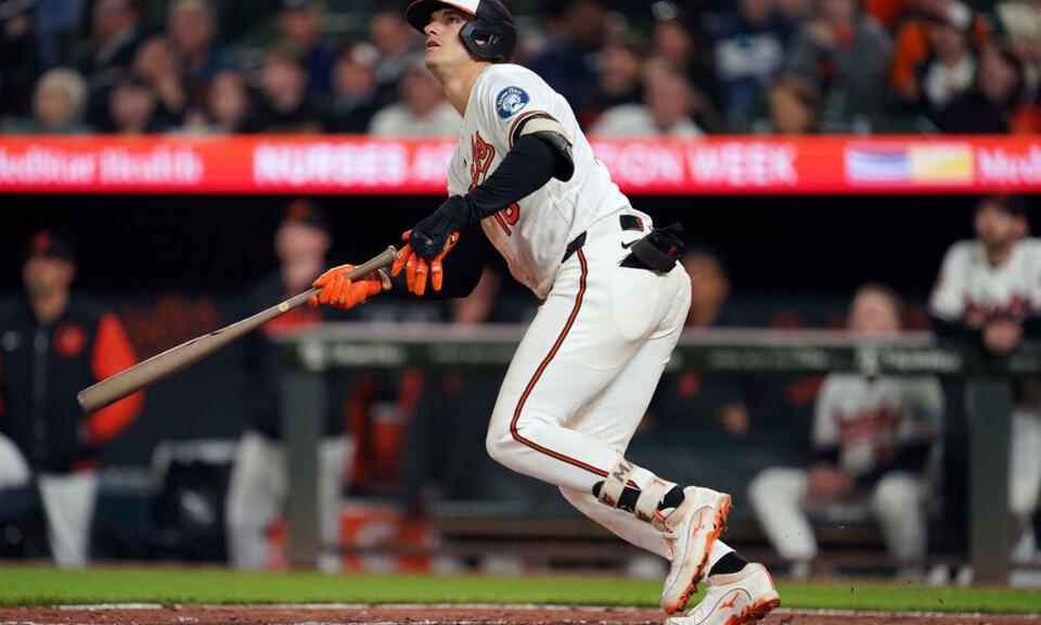 Mayo’s 2 home runs help Orioles end 6-game losing streak with 6-4 win over Guardians
