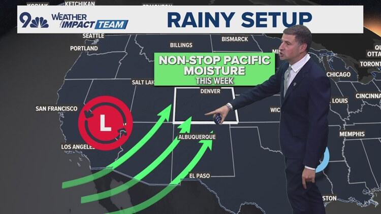 Hurricane, tropical storm moisture streams bring rain to the state ...