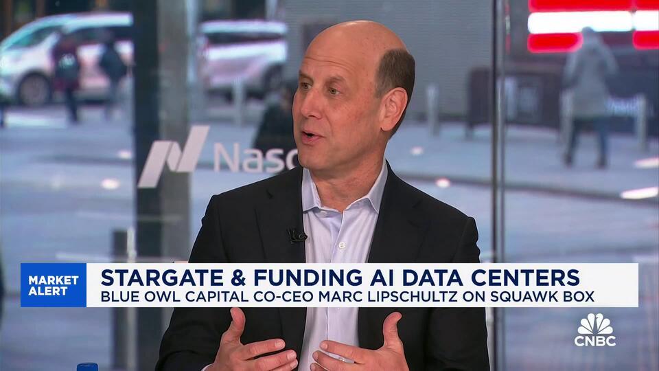 Blue Owl co-CEO Marc Lipschultz on the race to fund AI's power demand ...