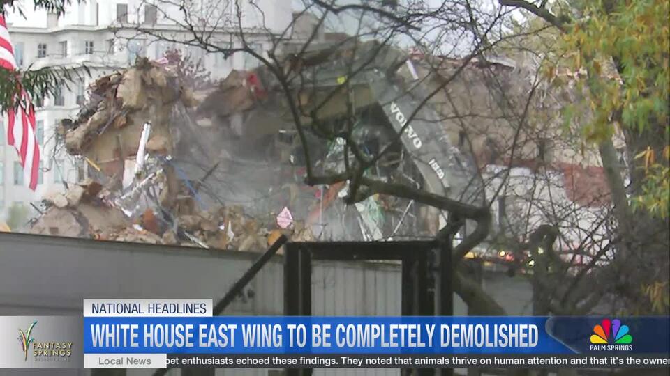 White House East Wing Faces Complete Demolition for Ballroom Expansion ...