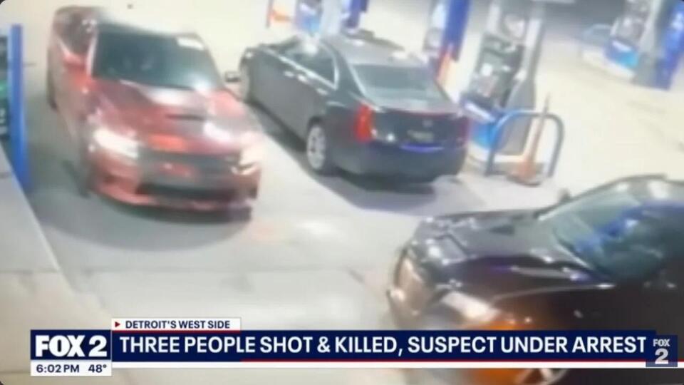 Caught on Camera: Gas Station Dispute Leaves Three Dead in Detroit ...