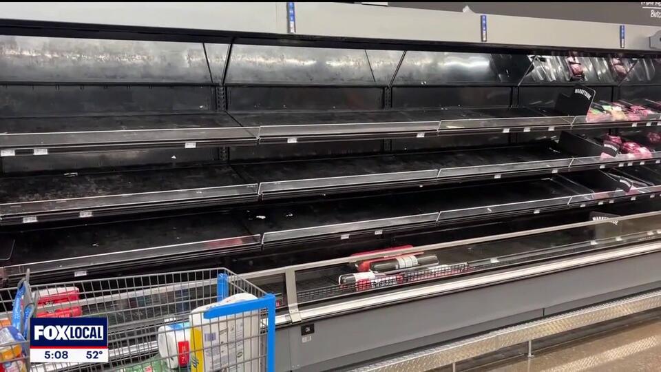 Texas grocery stores full of empty shelves before winter storm - NewsBreak