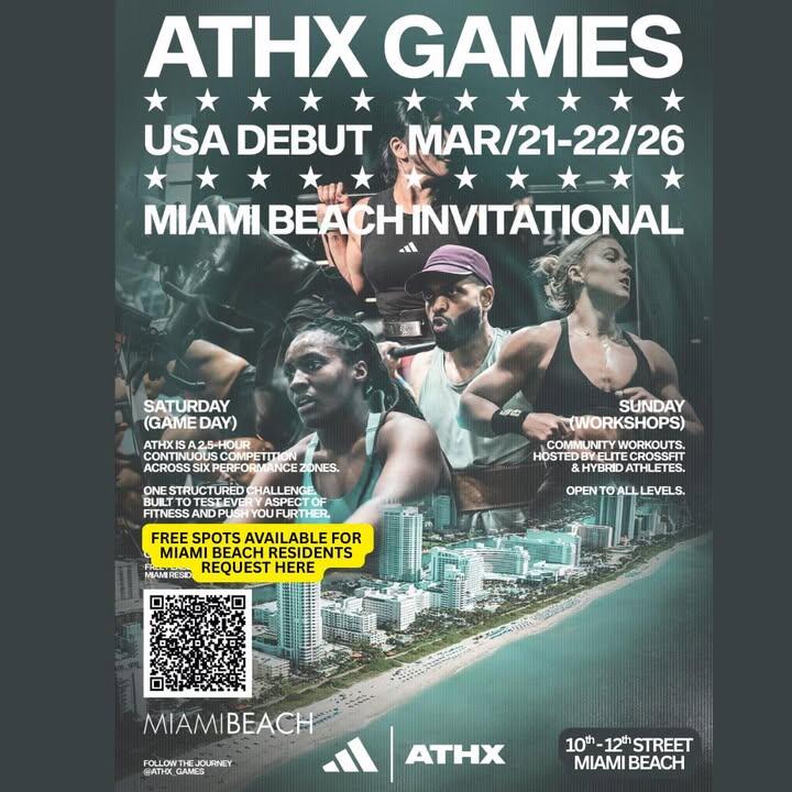 ATHX Games coming to Miami Beach in March 2026 - NewsBreak