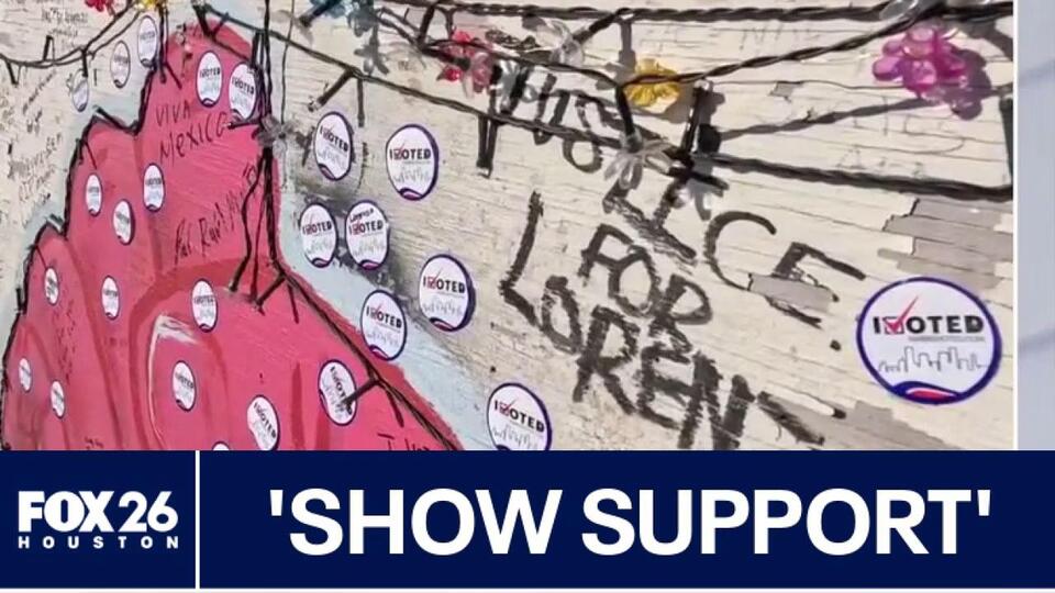 'I Voted' stickers at Houston memorial carry message of unity after ICE ...