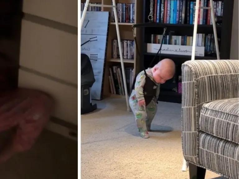 Mom Wakes Up To Find Toddler Sleeping In The Most Ridiculous Spot