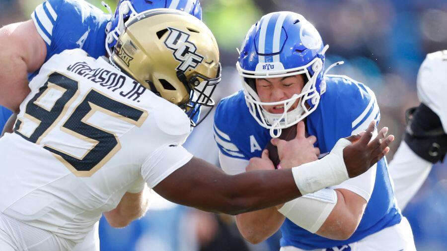 BYU rolls out first-time uniform combination for UCF game - NewsBreak