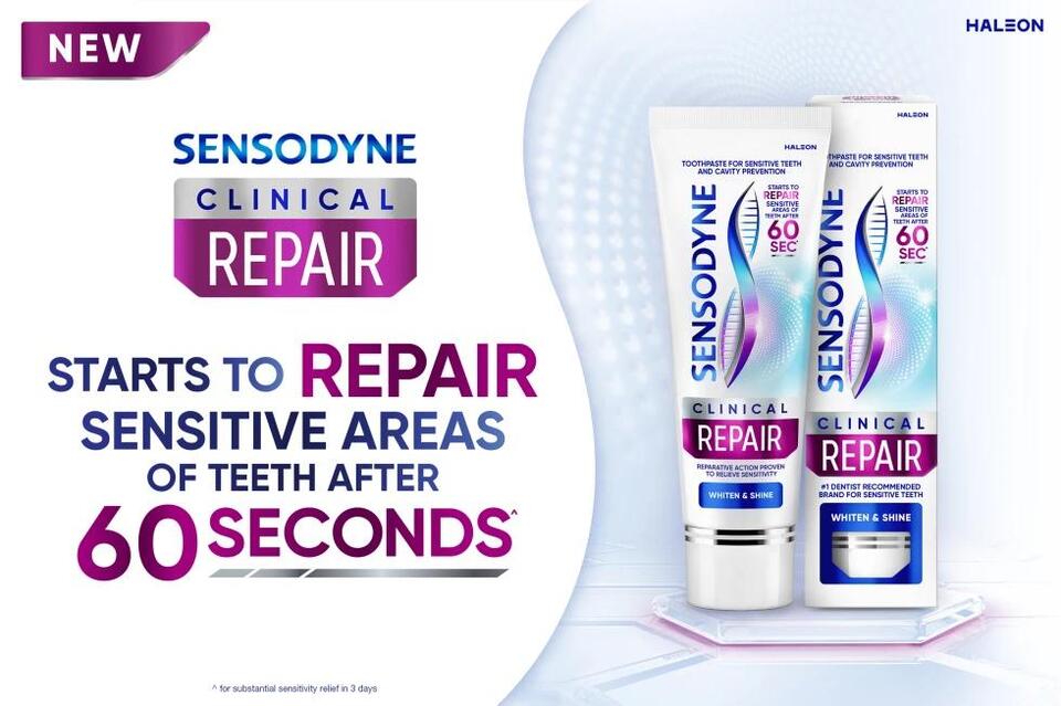 New Sensodyne Clinical Repair Toothpaste Launches with Breakthrough ...