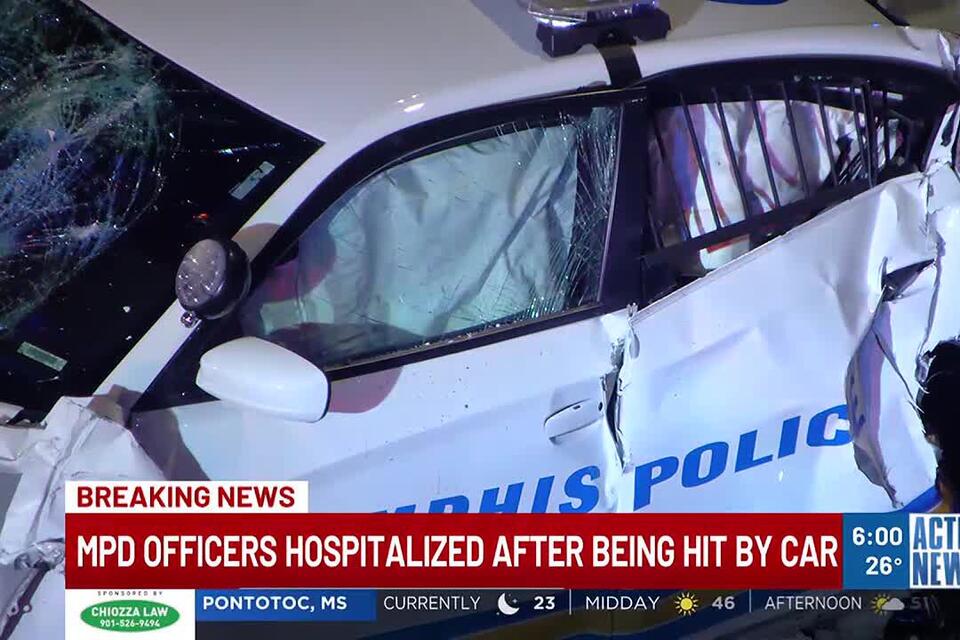 2 MPD officers injured in crash on I-240 - NewsBreak