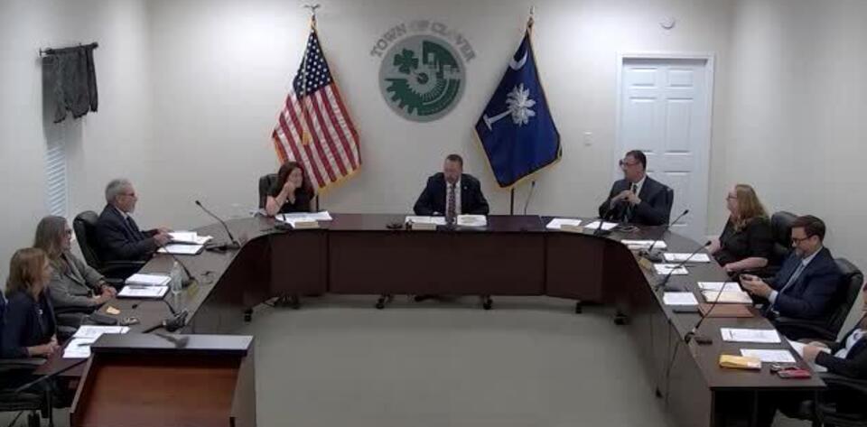 Clover Town Council Tables Property Tax Vote, Elects New Mayor Pro ...
