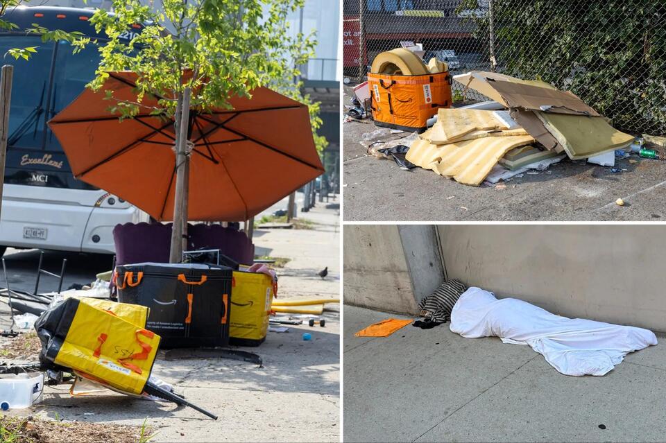 ‘Uneasy' Javits Center convention-goers blame lefty leaders for blighted NYC shantytown: ‘It's horrible'