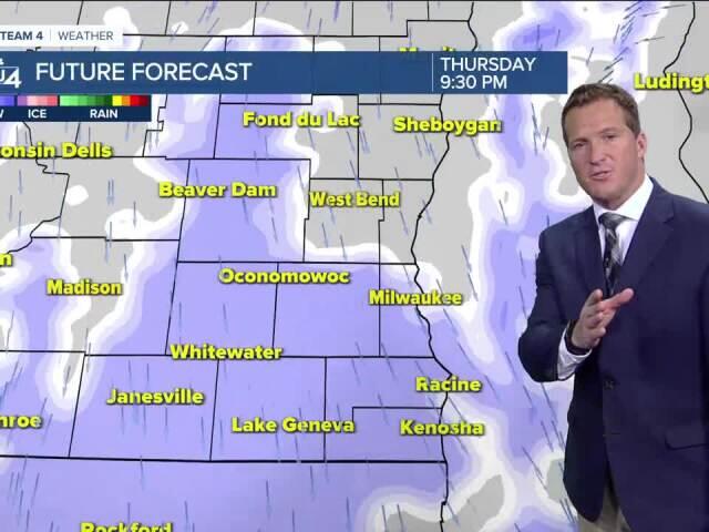 Breezy Thursday night, with light snow likely