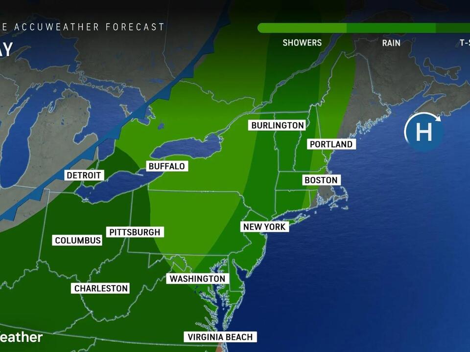Soaking Sunday morning followed by cloudy afternoon, evening showers