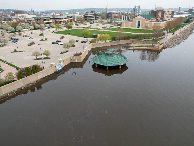 Flood Control System Protected Dubuque