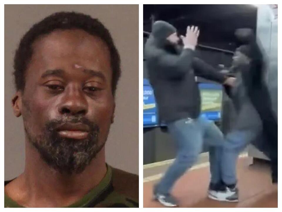 Man fatally struck by train after he was pushed onto the tracks during ...
