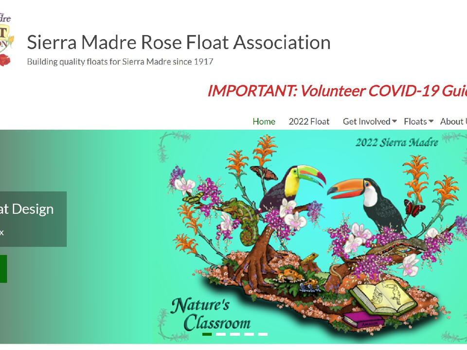 Sierra Madre's Privately Funded Rose Parade Float Keeps the Small Town