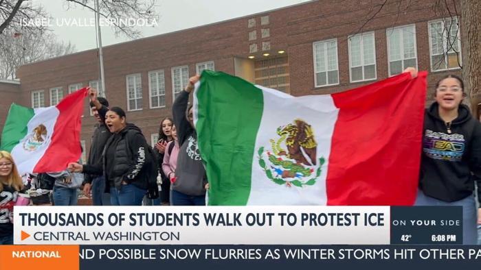 Thousands of Central Washington students walk out of school to protest ...