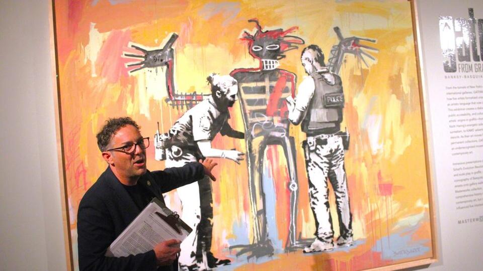 Banksy, Basquiat and more: Mobile exhibition lives up to blockbuster billing