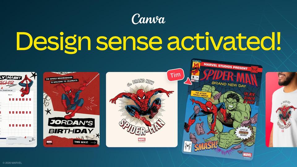 160+ Spider-Man templates hit Canva for Brand New Day