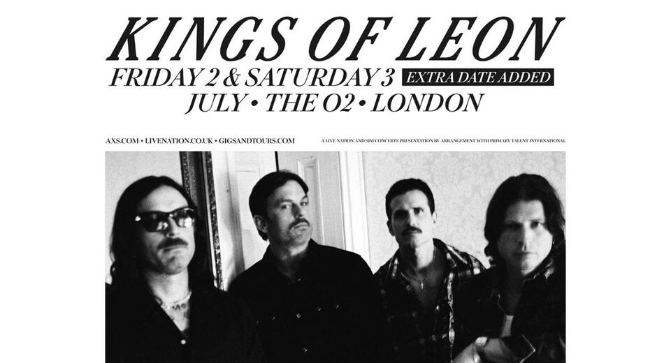 Kings of Leon adds extra London O2 date - NewsBreak