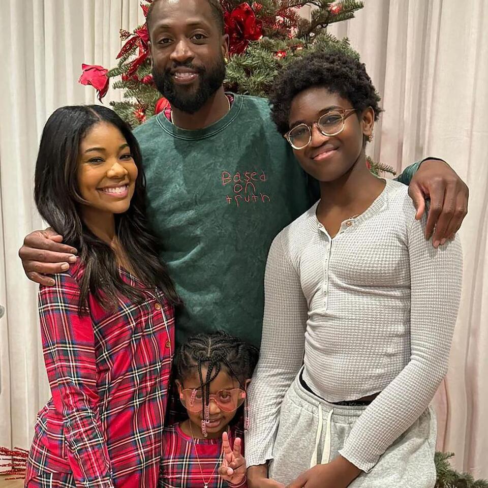 Gabrielle Union and Dwyane Wade Shower Daughter Zaya With Love On Her