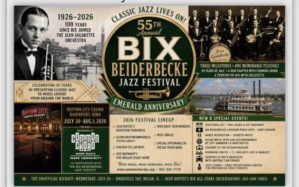 55th Bix Jazz Festival Is On Tap This Weekend in Davenport