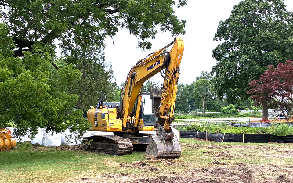 Replacement of Sunset Lake Dam nears