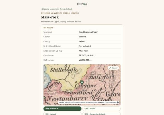 A new free site maps all 151,307 records in Ireland's national ...