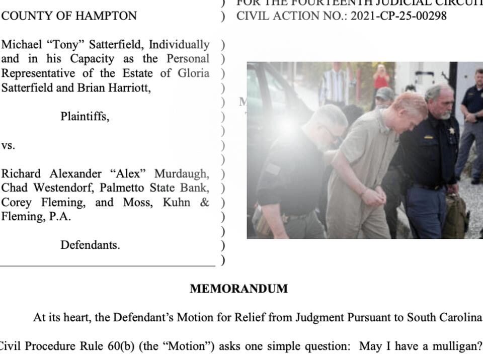 Motion calls for Alex Murdaugh’s attorneys to be sanctioned