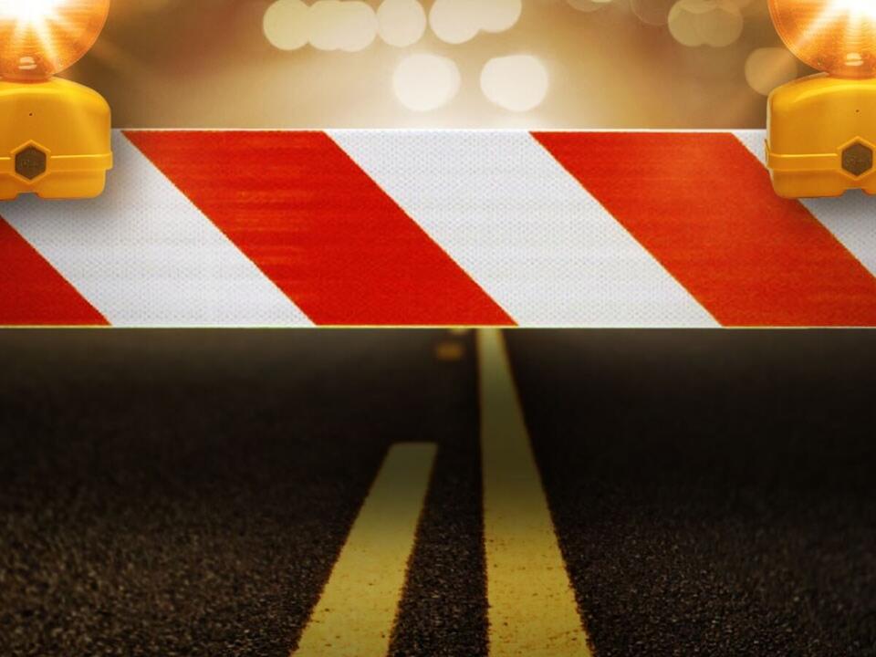 Dust control project on the Salmon River Road