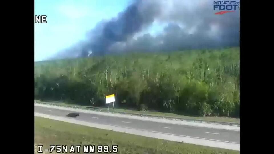 Brush fire burns across 350 acres in Naples; officials report 15% ...