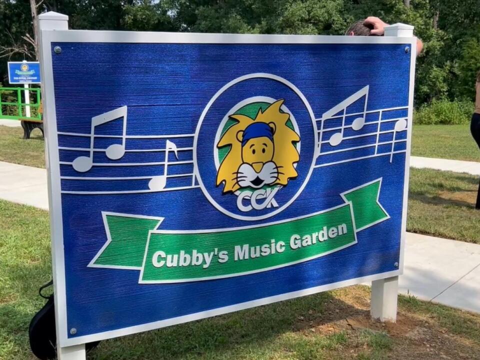 Center for Courageous Kids new Music Garden