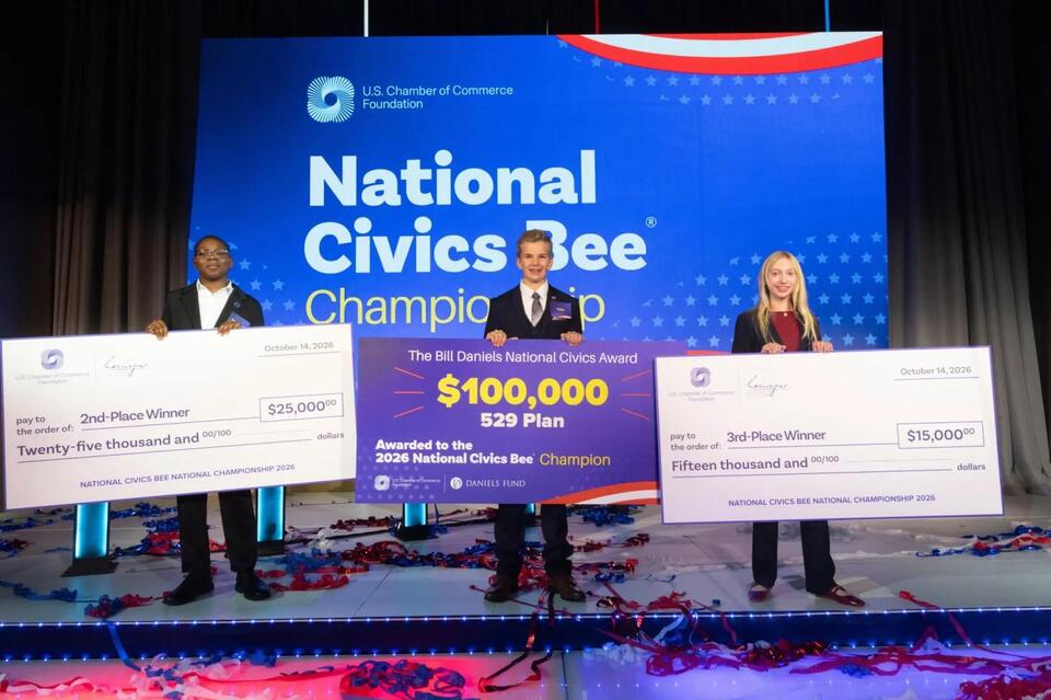 A juggling Eagle Scout from Colorado won the 2026 National Civics Bee ...