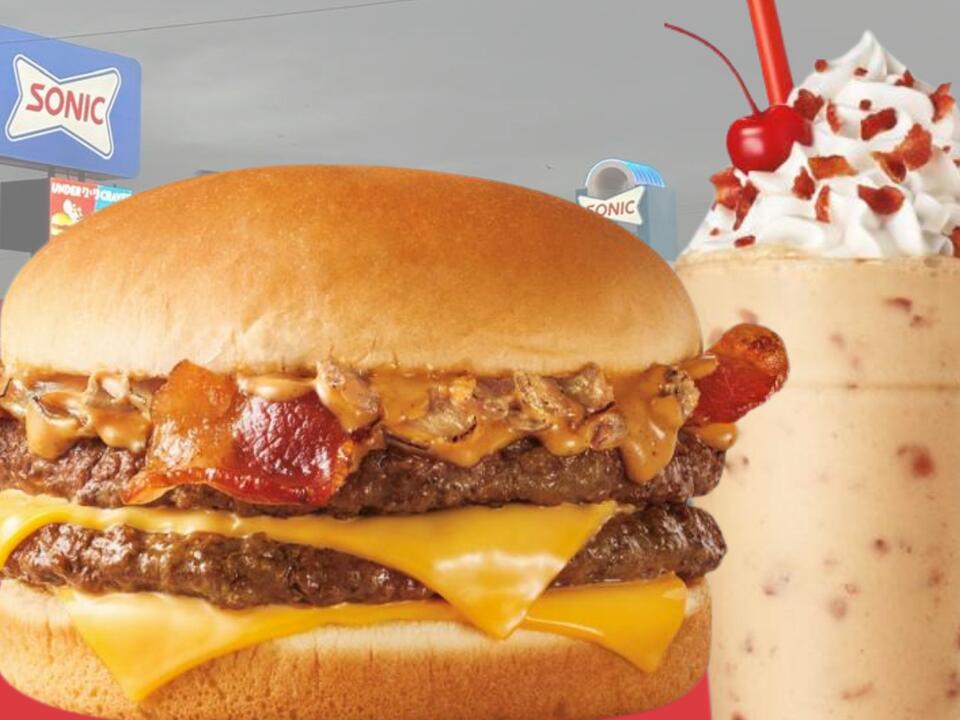 Peanut Butter and Bacon Cheeseburger and Shake Available for Limited