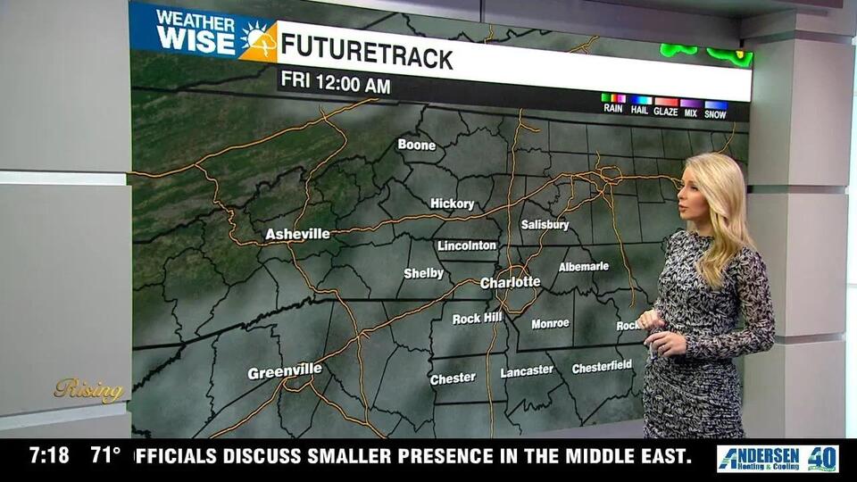 Humidity rising with rain chances returning Friday
