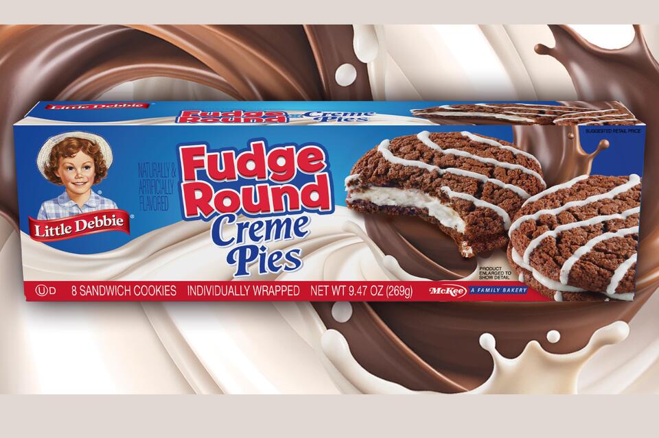 Little Debbie Snacks unveils the new Fudge Round Creme Pie - NewsBreak