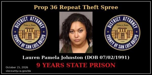 Paso Robles woman sentenced to 9 years in prison for car break-ins ...
