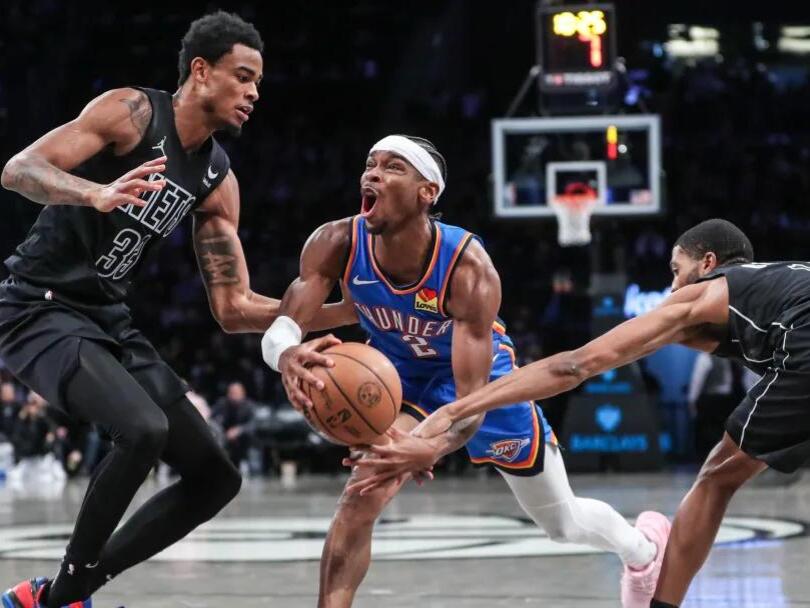 Game Grades: OKC Thunder come out flat again in loss to Nets