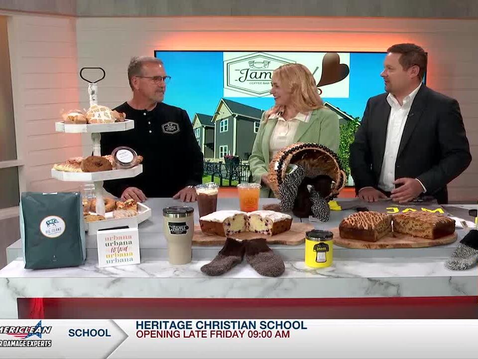 Everyday Iowa Visit both Jams Coffee Bar and Fiber Heart in Urbana!