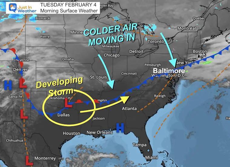 February 4 Wintry Mix Develops Wednesday Then Freezing Rain Through ...