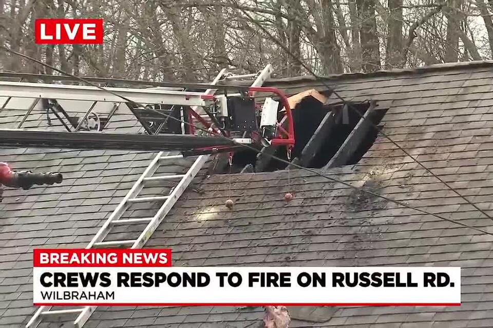 Crews battle 2 alarm house fire on Russell Road - NewsBreak