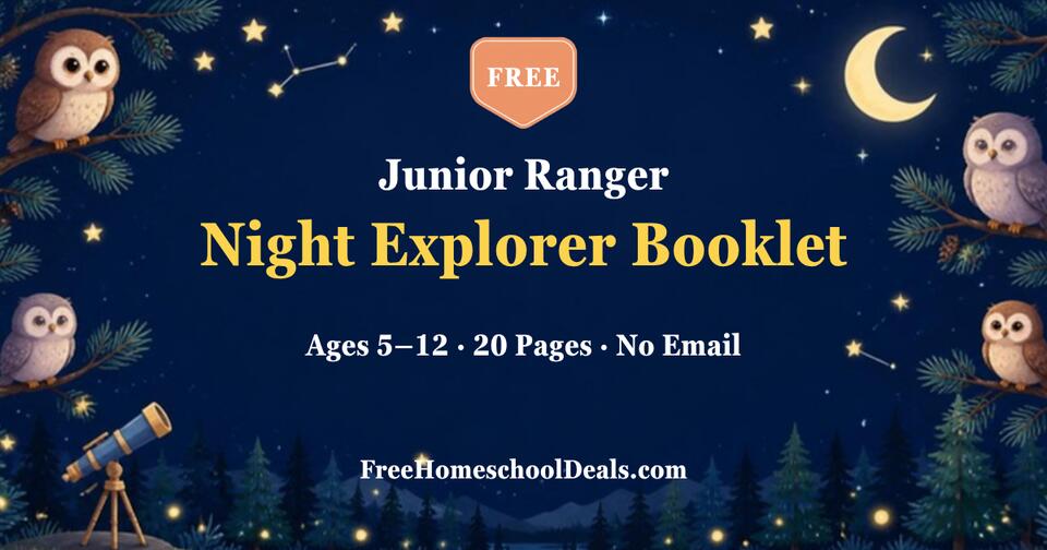FREE Junior Ranger Night Explorer Booklet (20 Pages) — National Park ...